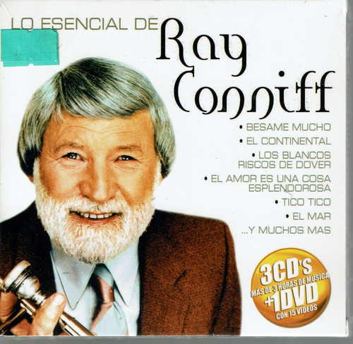 Lo Esencial De Ray Conniff 3cd's + 1dvd