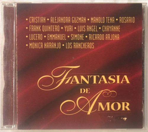Fantasia Del Amor. Cd Original Usado. Qqg. Ag.