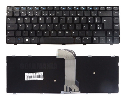 Teclado P/ Dell Inspiron 14 Compatível N8vsw.01b Nsk-l90s 1b