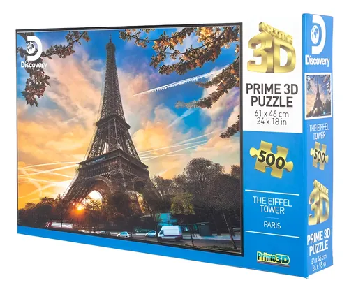 Puzzle Torre Eiffel Paris Rompecabezas 500 Pcs Discovery 3d