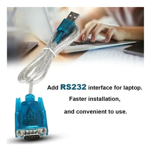 Cable Usb A Serial Db9 Rs232 9 Pin