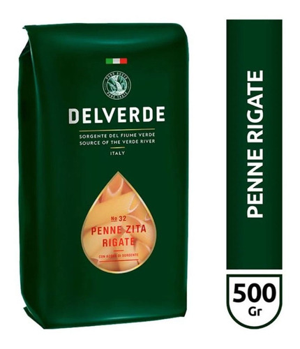 Fideos Delverde Penne Rigate X 500 Gr