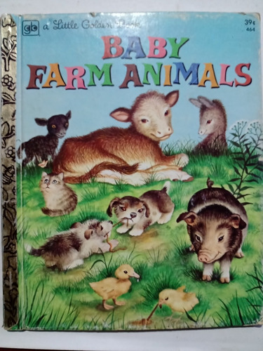 Libro Infantil Vintage 1974 Baby Farm Animals En Inglés