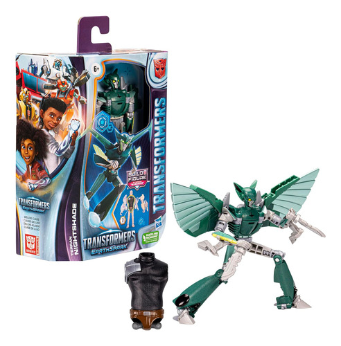 Transformers Toys Earthspark Deluxe Class Terran Nightshade