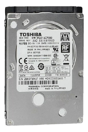 Disco Rigido 500gb Varias Marcas 2.5 Notebook Pc Test Ok Gris (Usado)