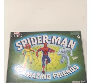 Spiderman And His Amazing Friends Marvel Legends 3 Figures