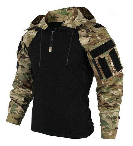 Polera Militar Para Hombre, Táctica Cs