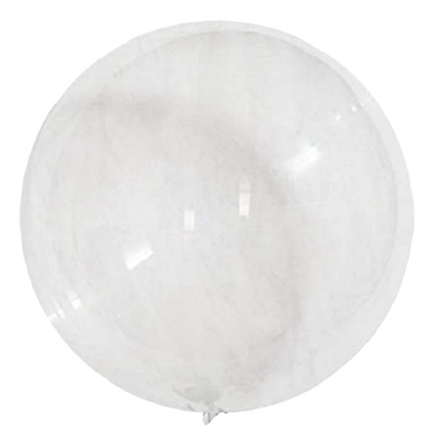 Globo Burbuja 18 Pulgadas Transparente Bobo X 50 Unidades