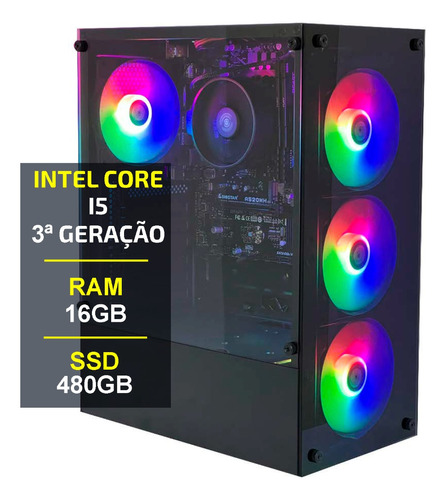 Pc Gamer Computador Barato Intel I5 Memoria 16gb Ssd 480gb 