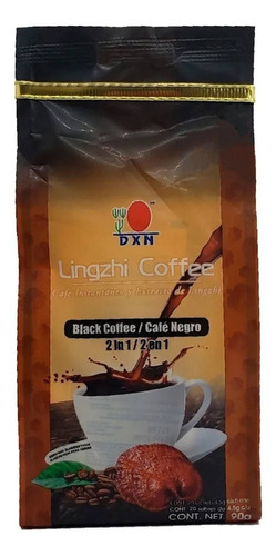 Café Negro Ligzhi Coffee 2 En 1 Dxn Ganoderma