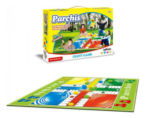 Parchis Ludo Parques Gigante Juego De Mesa Didactico