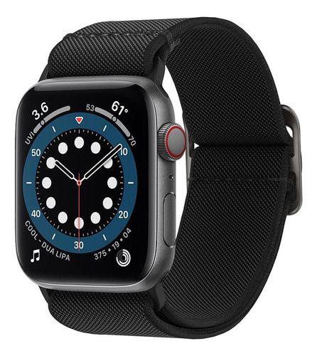 Malla Spigen Lite Fit Negra Para Apple Watch 49 45 44 42 Mm