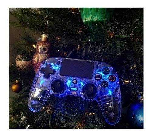 Controle Transparente Para Ps4 Pro Nacon Wired Illuminated