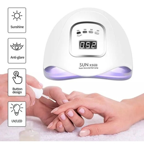 Lámpara De Uñas Sun X 5 Mac De 80w Uso Profesional