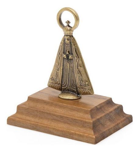 Nossa Senhora Aparecida Pequeno Com Pedestal - Linda Devoção
