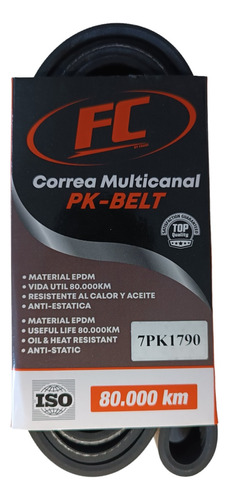 Correa Multicanal 7pk1790 Chevrolet Kodiak Con Cat 6.6