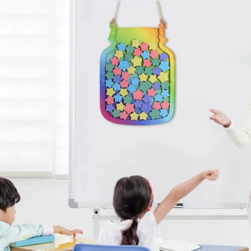 Frascos De De Madera Tabla De Estrellas Del Aula Para Niños