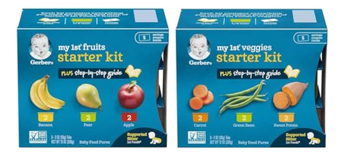 Gerber My First Fruit And Veggies Starter Kit Paquete