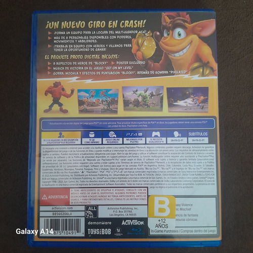 Crash Team Rumble Ultimate - Ps4 - Sony Físico Original (Usado)