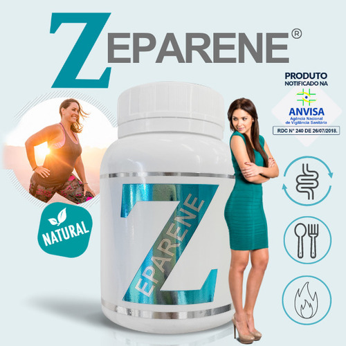 Kit 3 - Zeparene Emagrecedor Natural - Kit Com 180 Cápsulas