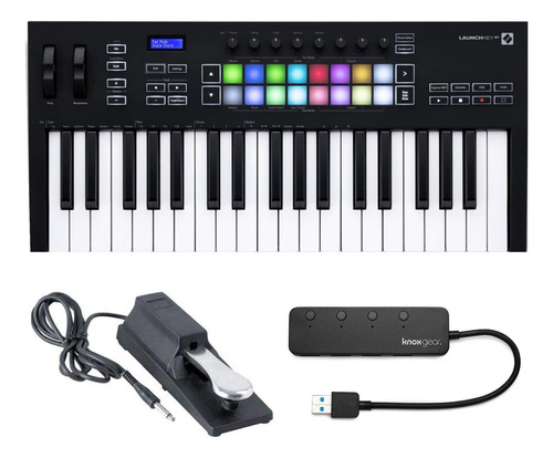 Novation Launchkey 37 (mk3) Paquete De Teclado Midi De 37 T.