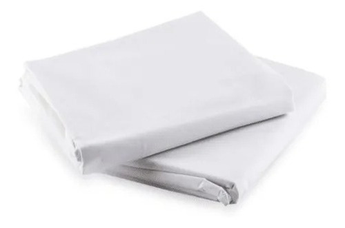 Sabana Ajustable 1 Plaza 180 Hilos Percal Hotel 100% Algodon Diseño de la tela Blanco