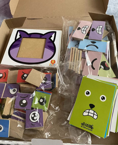 Juego Para Enseñanza De Las Emociones Con Tarjetas Divertido