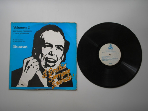 Lp Vinilo J Emilo Balderrama Siempre Grande Discursos 2 1970