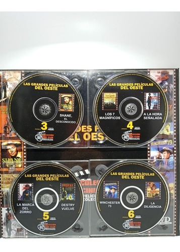 Imagen 4 de 6 de Las Grandes Películas Del Oeste - Dvd - Colección Cine Club