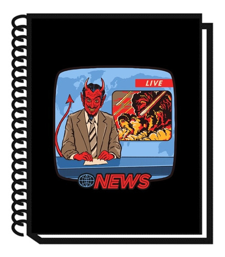 Libreta  Personalizada News Live