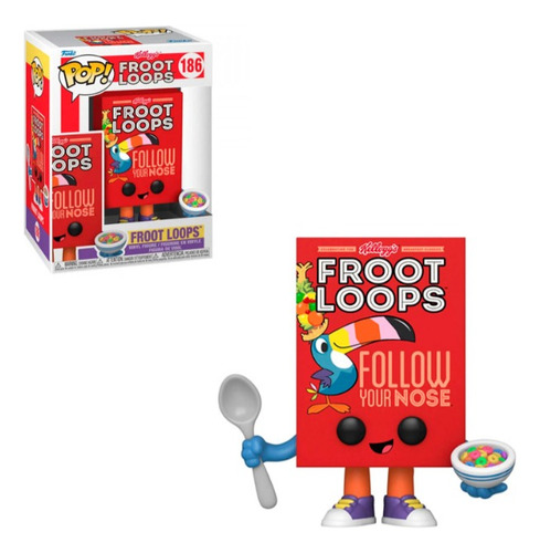 Froot Loops Funko Pop Cereal Box Kellogs #186
