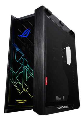Gabinete Gamer Asus Rog Strix Gx601 Helios Eatx Panel Rgb Color Negro