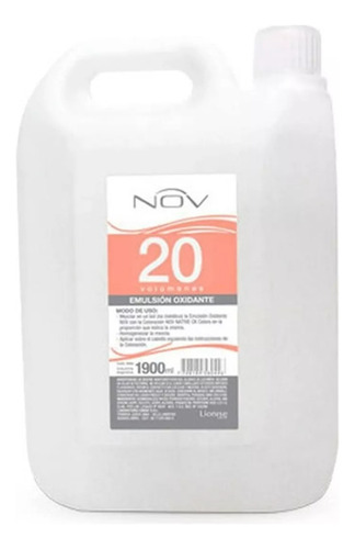 Emulsión Oxidante 20vol 1900ml Nov Tono 20 vol