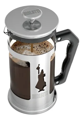 Cafetera Bialetti Preziosa 3 Cups semi automática acero inoxidable prensa francesa