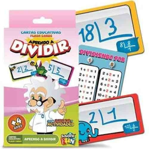 Cartas Educativas Aprendo A Dividir School Fun 