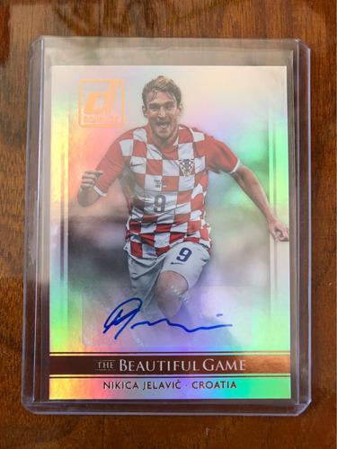 Panini Donruss Autógrafo Nikica Jelavic Croacia