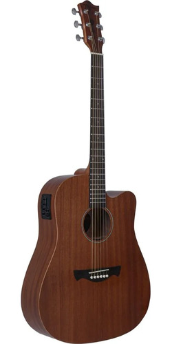 Violao Tagima Kansas Mahogany Folk Eletrico Com Afinador Nf