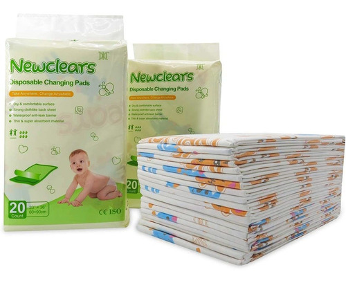 Newclears  Almohadillas Desechables Para Bebé, Transpi...