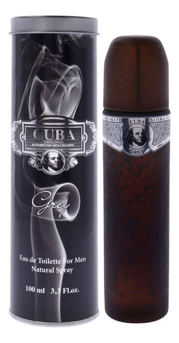 Perfume Cuba Cuba Grey Edt En Aerosol Para Hombre, 100 Ml