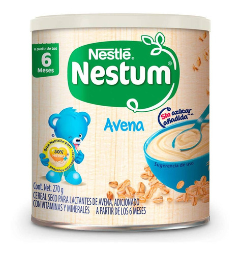 Cereal Infantil Nestum Etapa 1 Avena Lata 270g