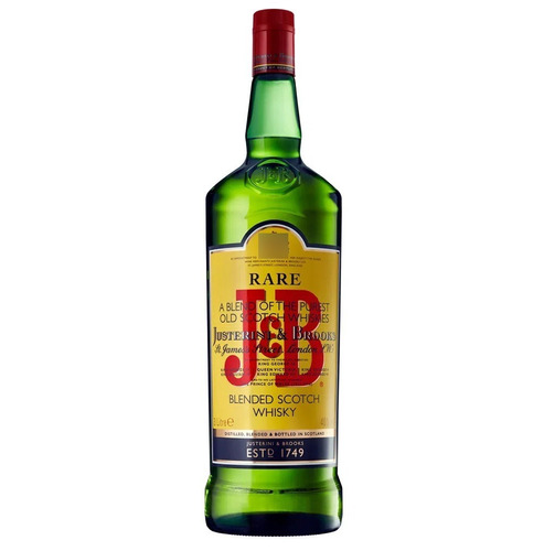 Botella De Whisky Blended Scotch J&b Escocia Botella 1l