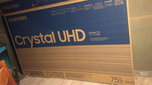 Imagem 6 de 7 de Smart Tv Led 75 4k Crystal Uhd Samsung Tu7020 Tela Queimada