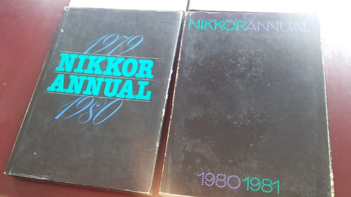 Lote Libros Fotografia Nikkor Annual 1977 A 1981 Coleccion