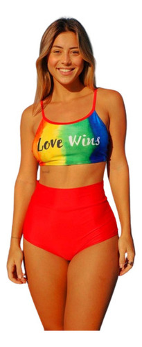 Art.2700 Top  Love Wins  Mallas Talles Grandes