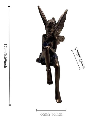 Estatua De Hada De Jardín, Figuras De Resina, Manualidades,