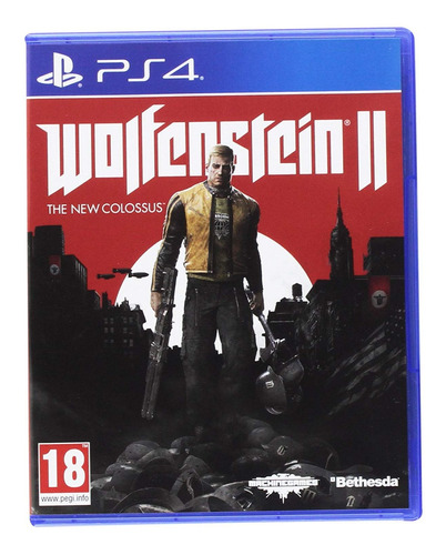 Wolfenstein 2 The New Colossus - Ps4 Jogo Mídia Física Novo