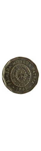 Moneda De 25 Pesos Año 1965. Primera Moneda Patria.