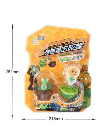 Imagen 2 de 2 de Set Plantas Vs Zombies Juguete Ataque Juego Infantil