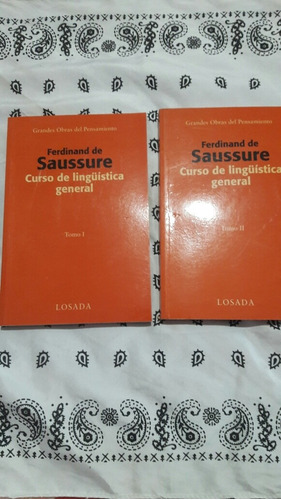 Ferdinand De Saussure. Curso De Lingüística General. 2 Tomos