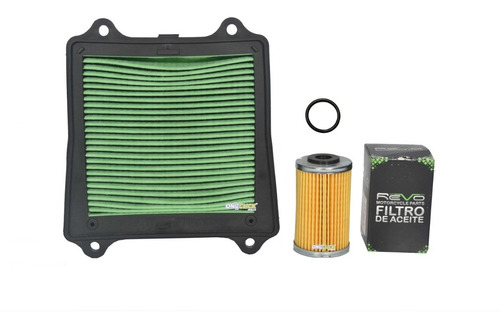 Dominar 400 Ug Kit Filtro Aire Aceite + Oring Revo